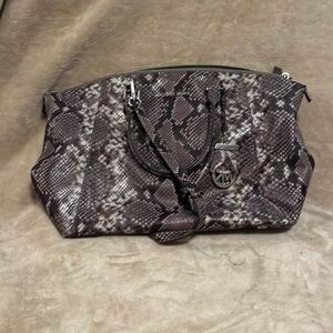 Michael Kors snakeskin shoulder bag